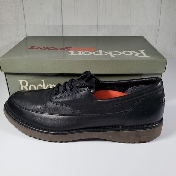 Rockport Vintage Black Leather Shoes. Size 11.5M main image 6